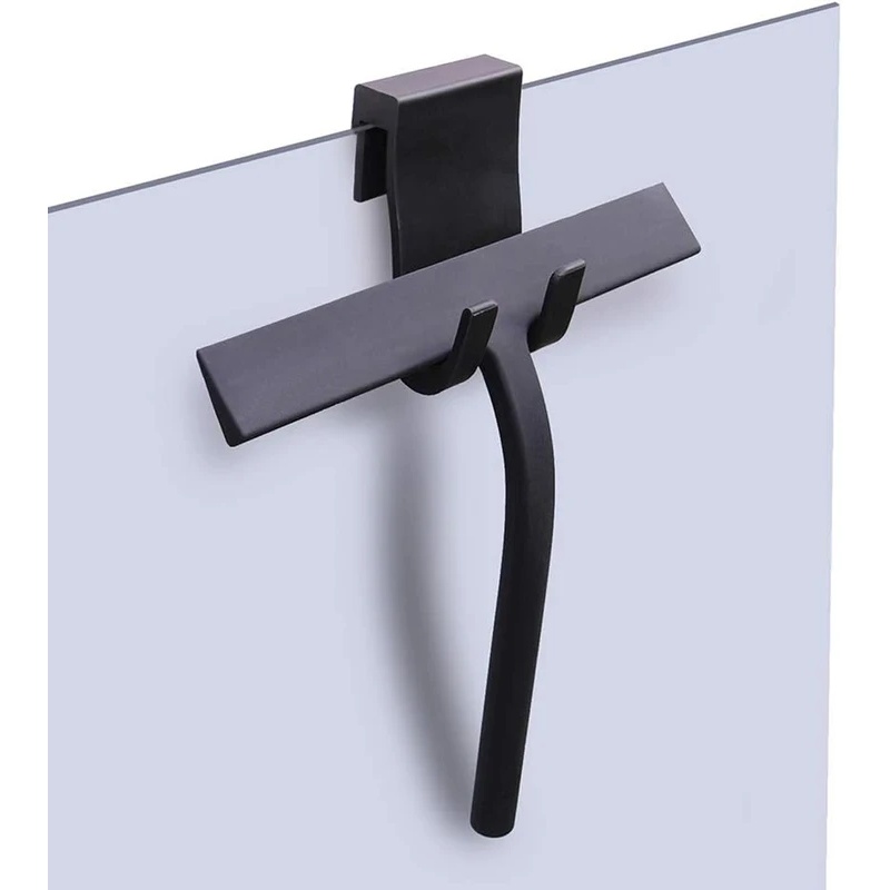 Glass Cleaner Streak - Raclette en silicone noir mat pour