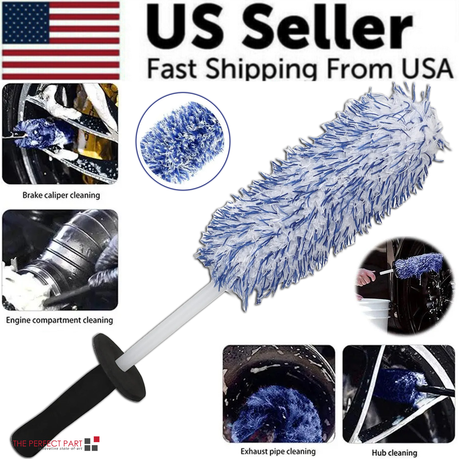 Wheel Cleaner Alloy - Brosse de nettoyage pour jantes en