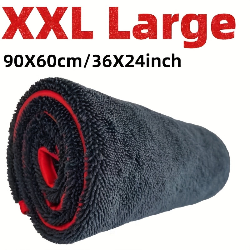 Microfiber Towel Detailing - Serviette de voiture ultra absorbante XXL,
