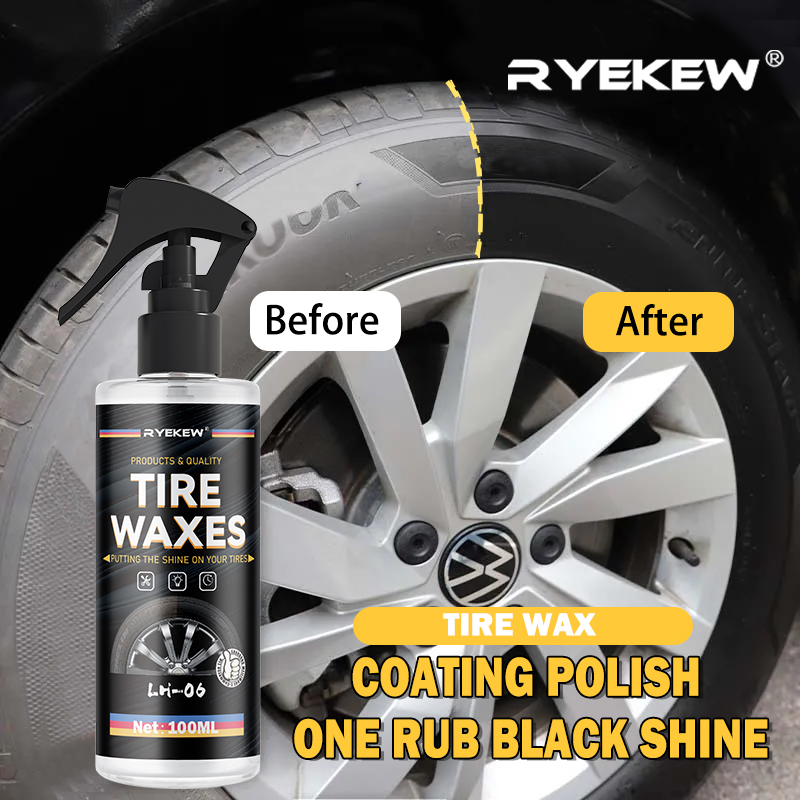 Tire Shine Spray Sealant - Spray de revêtement de pneu brillant,