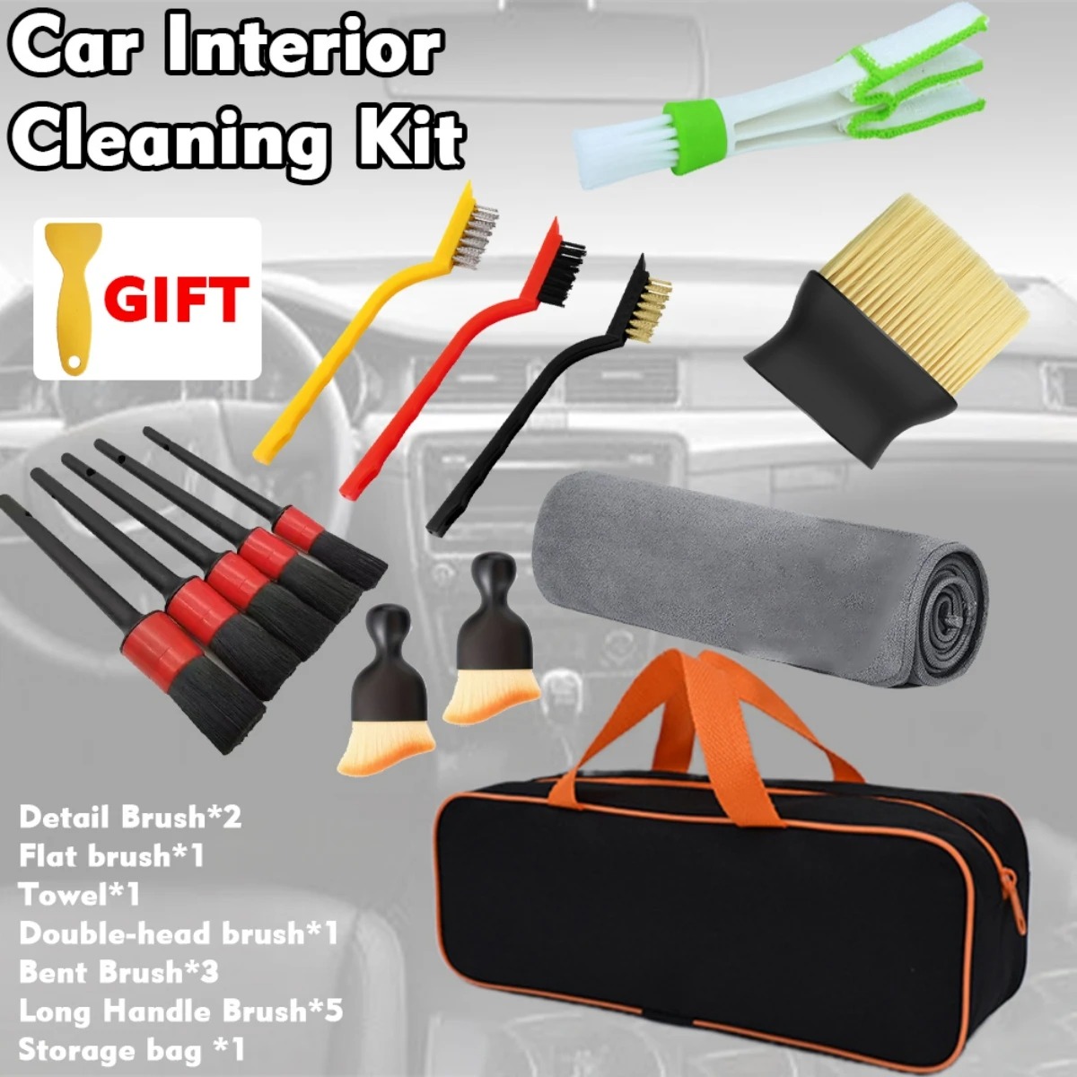 Kit de brosses de nettoyage de - Dirt Brush Interior avis et prix