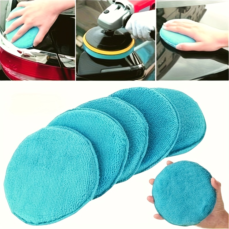 5 tampons de cirage en microfi - Wax Applicator Pad avis et prix