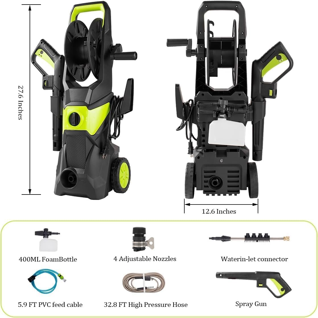 Nettoyeur haute pression élect - Pressure Washer Foam Gun avis et prix
