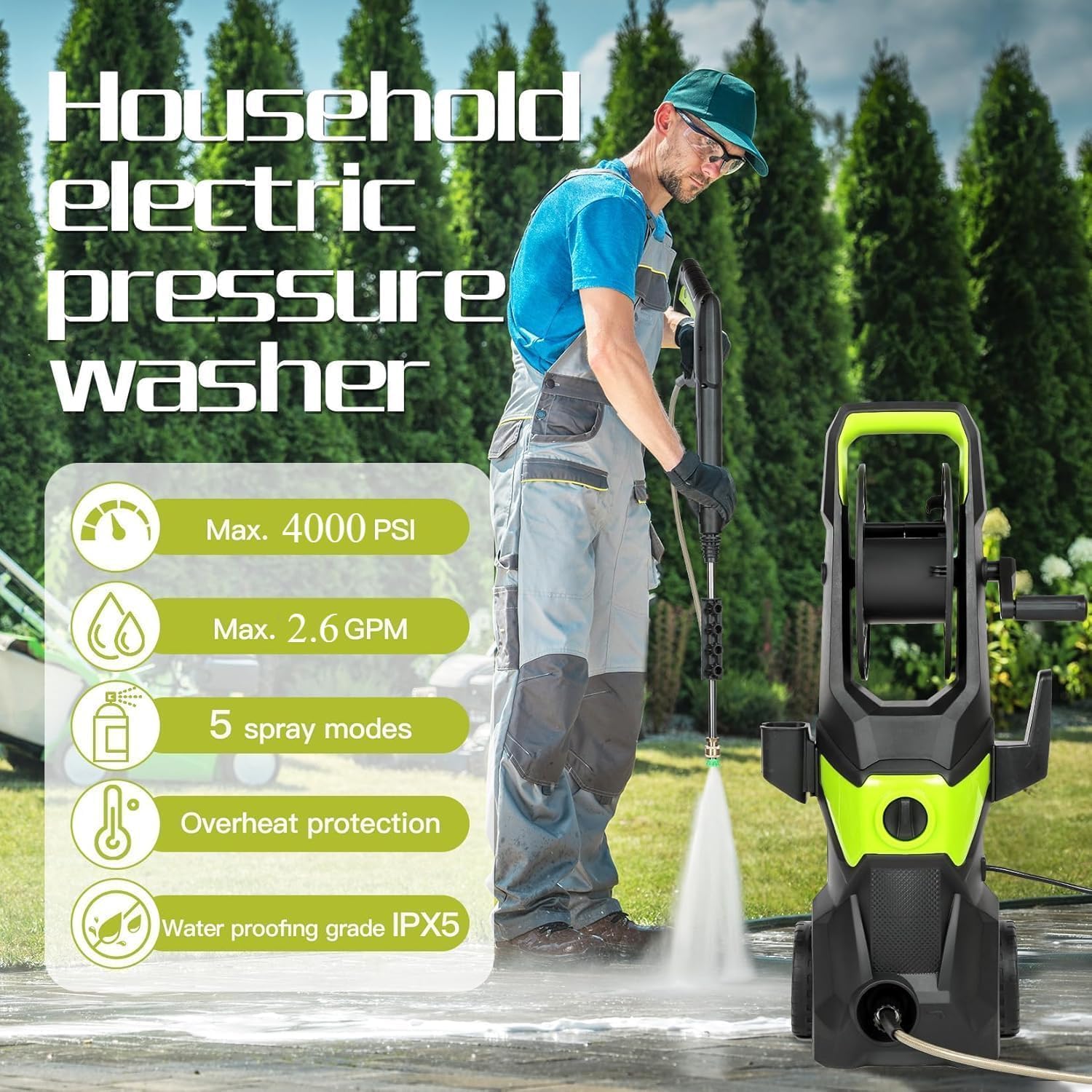 Nettoyeur haute pression élect - Pressure Washer Foam Gun avis et prix